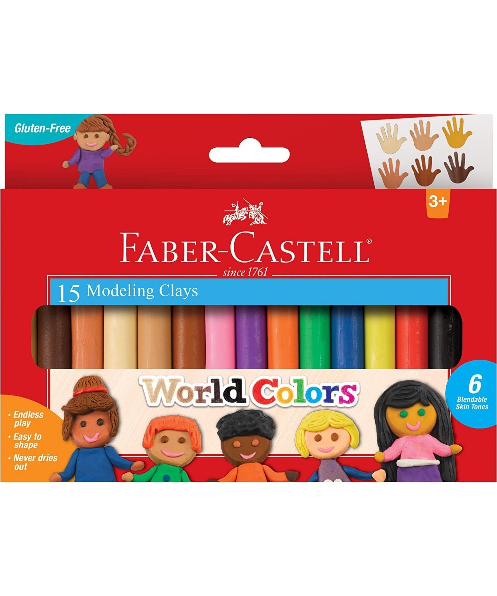 World Colors Modeling Clay - Modeling Clay for Kids - Sensory Play $15.41 Kids' Art Clay & Dough