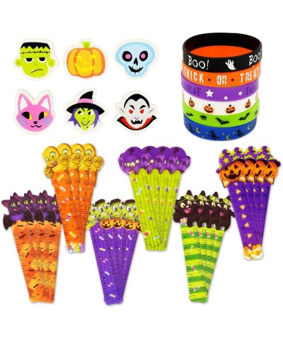 Halloween Party Favors Set 12 Pack Prefilled Goody Bags with Halloween Gift Tag Halloween Stationery Set Including Halloween ...