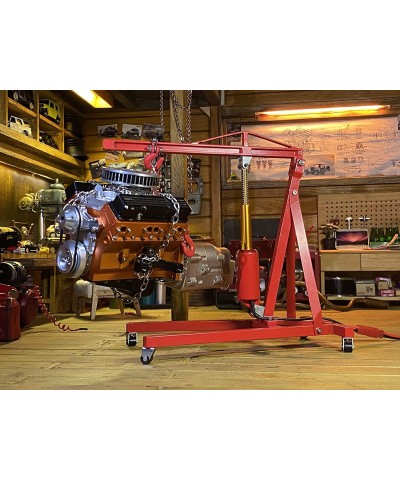 DKKY 1/10 1/8 Simulation Model Car Garage Series Engine Hoist Electric Crane Hoist Lift (Red) $46.21 Remote & App Controlled ...