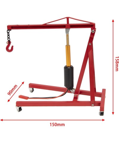 DKKY 1/10 1/8 Simulation Model Car Garage Series Engine Hoist Electric Crane Hoist Lift (Red) $46.21 Remote & App Controlled ...