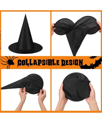 Witch Hat - 8 Pack Witch Hats Witch Hats Bulk Black Witch Hat Hanging Witch Hats Floating Witch Hats Halloween Costumes Hallo...