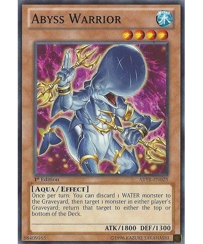 Abyss Warrior (ABYR-EN028) - Abyss Rising - 1st Edition - Common $10.66 Card Games