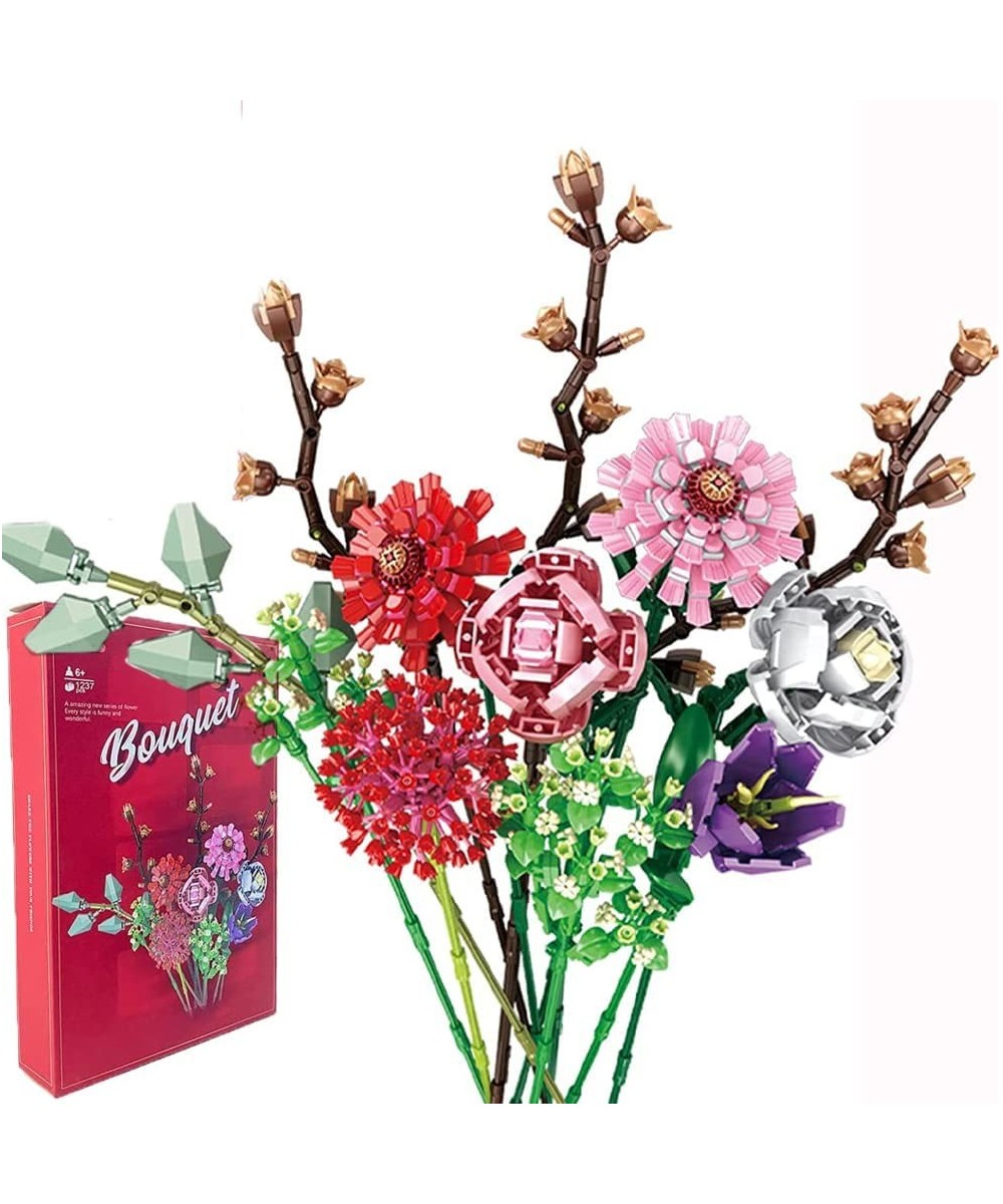 DIY Flower Bouquet Building Kit A Unique Flower Bouquet Stacking Blocks Gifts and Creative Project for Adults and Teens New 2...