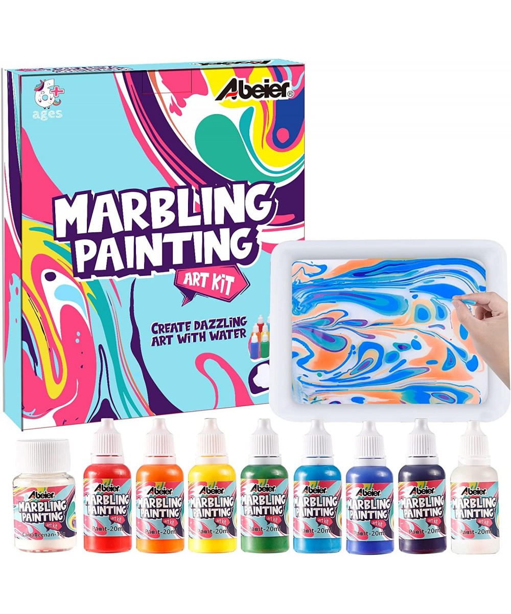 Marbling Paint Kit For Kids Arts and Crafts for Teens Preteens Kids Ages 6-12 - Creative Toys Gifts for Girls & Boys Ages 4 5...