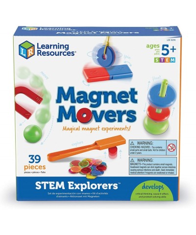 STEM Explorers Math Cubes Early Math Skills Mathlink Builders 100 Pieces Ages 5+ & STEM Explorers Homeschool Magnet Movers 39...