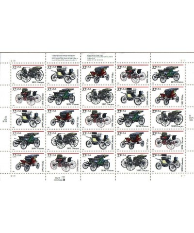 Antique Autos Car Twenty Five 32 Cent U.s. Postage Stamps 1994 Scott 3019-23 $23.05 Collectibles Display & Storage