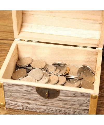 Cute Wooden Money Coin Box Storage Saving Pot Jar Piggy Bank Holiday Kids Gift Safe Coin Bank Sturdy Money Saving Jar Make Sa...