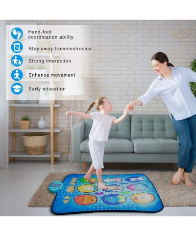 Dance Mat Built-in Musical Light-up Play Dance Mats Dancing Floor Pad Game Toy with 9 Game Modes Christmas Birthday Gifts for...