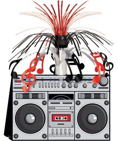 1980’s Hip Hop Decorations for Old School Party 80’s Theme Retro Boom Box Centerpiece 14" Gray/Black/Red $13.29 Kids' Party C...