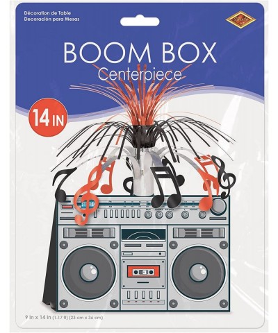 1980’s Hip Hop Decorations for Old School Party 80’s Theme Retro Boom Box Centerpiece 14" Gray/Black/Red $13.29 Kids' Party C...