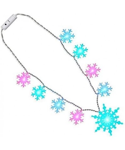 Frozen Snowflake Light Up LED Necklace $26.33 Kids' Dress-Up Accessories