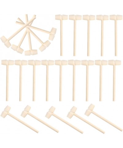 Mini Wooden Hammer 24 Pack Mallet Pounding Toy Cute Beating Gavel Toys for Children’s Day $17.24 Early Development & Activity...