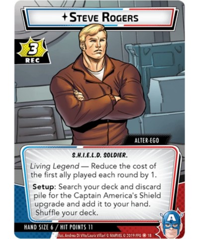 Marvel Champions The Card Game Captain America HERO PACK Strategy Card Game for Adults and Teens Ages 14+ 1-4 Players Average...