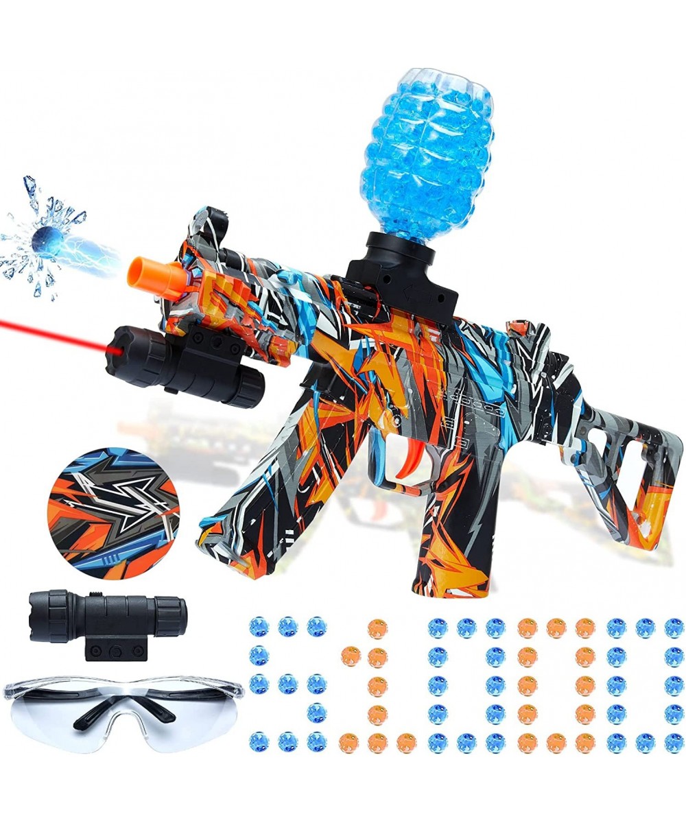 Gel Ball Blaster Toy Automatic Splatter Ball Summer Water Toy with 50000+ Water Beads Straight Line Goggle Outdoor Activities...