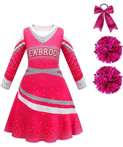 Zombies Cheerleader Outfit Costume Dress for Girls Uniform Cosplay $31.66 Kids' Costumes