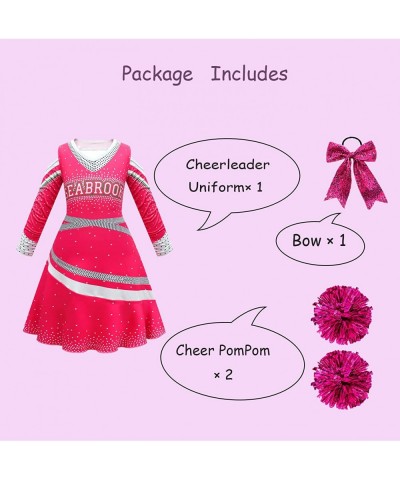 Zombies Cheerleader Outfit Costume Dress for Girls Uniform Cosplay $31.66 Kids' Costumes