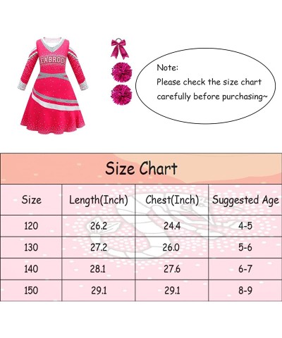 Zombies Cheerleader Outfit Costume Dress for Girls Uniform Cosplay $31.66 Kids' Costumes