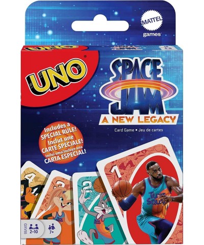 UNO Space Jam: A New Legacy Themed Card Game Featuring 112 Cards with Movie Graphics Kid Movie & Sports Fan Gift Ages 7 Years...