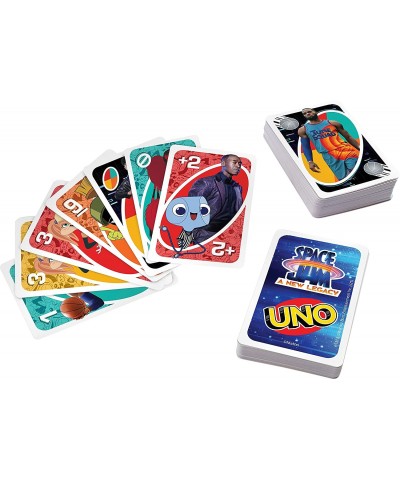 UNO Space Jam: A New Legacy Themed Card Game Featuring 112 Cards with Movie Graphics Kid Movie & Sports Fan Gift Ages 7 Years...