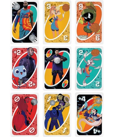 UNO Space Jam: A New Legacy Themed Card Game Featuring 112 Cards with Movie Graphics Kid Movie & Sports Fan Gift Ages 7 Years...