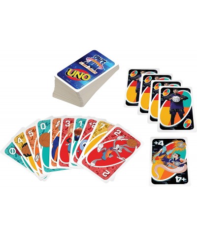 UNO Space Jam: A New Legacy Themed Card Game Featuring 112 Cards with Movie Graphics Kid Movie & Sports Fan Gift Ages 7 Years...