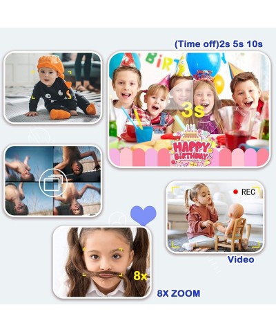 Kids Camera 32 GB Toddler Camera Kids Digital Video Camera 1080P Birthday Toys Gifts for Boys Girls 3 4 5 6 7 8 Year Old Rech...