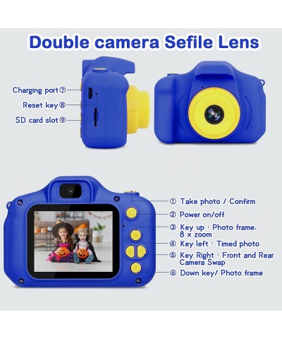 Kids Camera 32 GB Toddler Camera Kids Digital Video Camera 1080P Birthday Toys Gifts for Boys Girls 3 4 5 6 7 8 Year Old Rech...