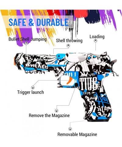 Educiro Toy Gun  Safety Soft Bullet Toy Gun  Shell Ejecting Soft Foam Blaster Toy  Cool Toy Pistol  Education Toy Model for 6...