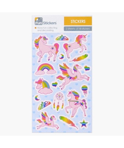 Kids Party Bag Fillers Unicorns 3 Sheets CDU C 18-47 $16.18 Kids' Stickers