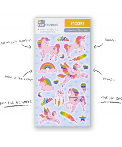 Kids Party Bag Fillers Unicorns 3 Sheets CDU C 18-47 $16.18 Kids' Stickers