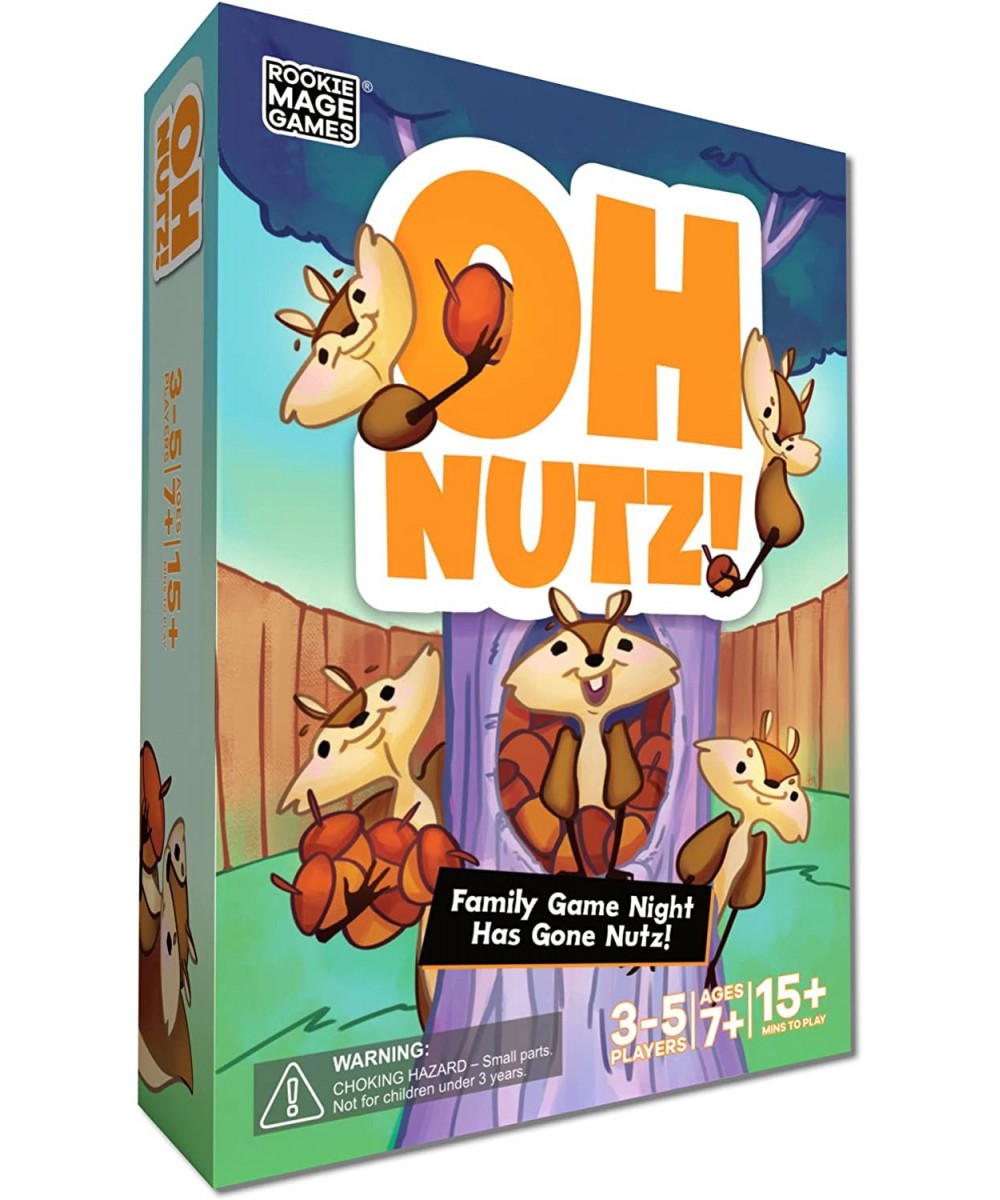 Oh Nutz! Card Game - Fun Family Games with Cards Tokens Die - Fast-Paced Card Games for Adults and Kids - Easy to Learn Card ...