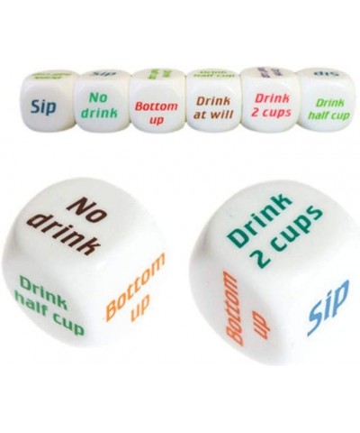 2Pcs Party Dice Wager Game Dice Friends Drinking Party Games Activities Supplies $15.99 Game Accessories