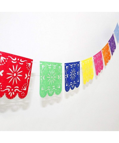 Mexican Hair Felt Picado Banner Mexican Party Fiesta Hair Felt Banners Dia De Los Muertos Decorations Party Supplies (Mexican...