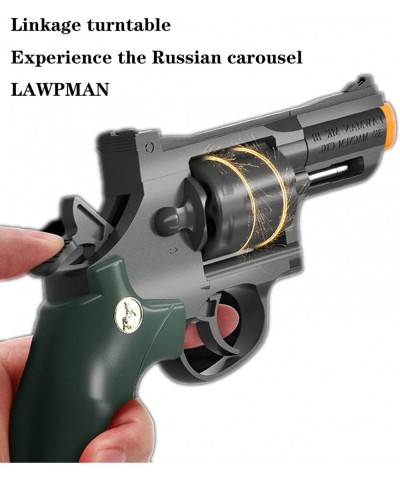 Educational Toy Gun Model Toy Revolver EVA Safety Foam Soft Bullet Soft Bullet Gun Foam Blast Toy Guns Safe Game Fun and Cool...