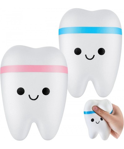 2 Pieces Jumbo Squishy Tooth Slow Rising Tooth Fake Tooth Anxiety Relieve Tooth Toy Dental Tooth Toys Dental Assistant Gifts ...