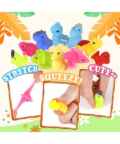 Mochi Squishies Toy for Kids 24+1 Pcs Jumbo Dinosaur Squishy Toy Stress Relief Toys for Boys Girls Mini Kawaii Stuff Cute Goo...