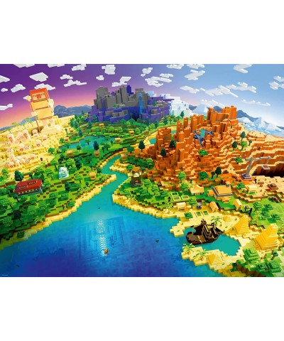 World of Minecraft 1500 Piece Jigsaw Puzzle for Adults - 17189 - Every Piece is Unique Softclick Technology Means Pieces Fit ...