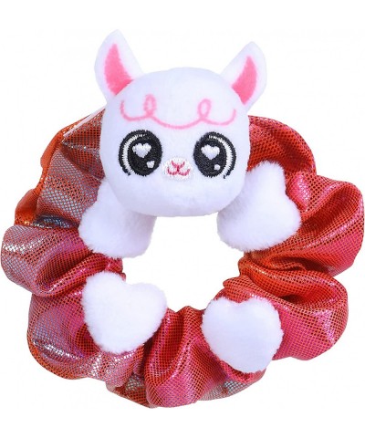 Four Pack Exclusive scrunchies That Magically transforms from Hair Scrunchie to Cute Plush Friend as Well as Backpack Clip. S...