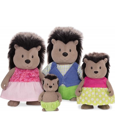 Porcupine Family Set – McBristly Porcupines with Storybook – 5pc Toy Set with Miniature Animal Figurines – Family Toys and Bo...