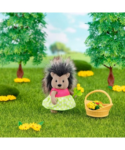 Porcupine Family Set – McBristly Porcupines with Storybook – 5pc Toy Set with Miniature Animal Figurines – Family Toys and Bo...