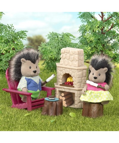 Porcupine Family Set – McBristly Porcupines with Storybook – 5pc Toy Set with Miniature Animal Figurines – Family Toys and Bo...