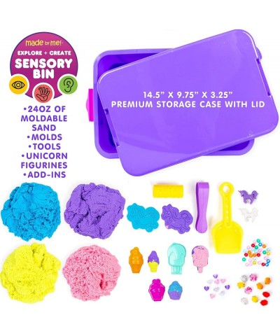 Explore + Create Unicorn Sensory Bin - Sensory Bins for Toddlers - All-in-One Tactile Sensory Toys - Learn Through Play Toys ...