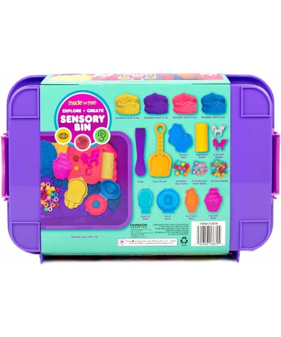 Explore + Create Unicorn Sensory Bin - Sensory Bins for Toddlers - All-in-One Tactile Sensory Toys - Learn Through Play Toys ...