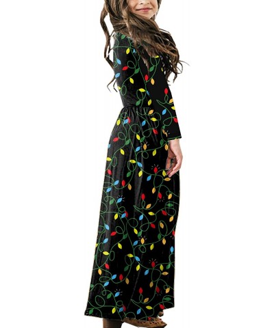 Girls Floor Length Maxi Dress with Pockets 5-14 Years $31.76 Kids' Costumes