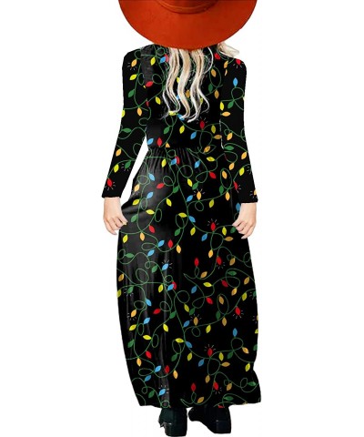 Girls Floor Length Maxi Dress with Pockets 5-14 Years $31.76 Kids' Costumes