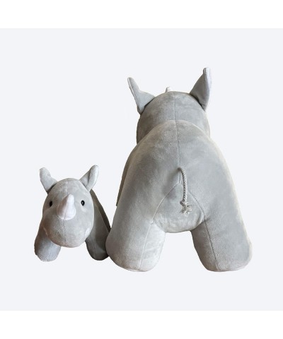 Rhino Stuffed Animals Oh So Soft Plush Mother Baby Rhinos Rhinoceros Toy Set $58.41 Stuffed Animals & Teddy Bears