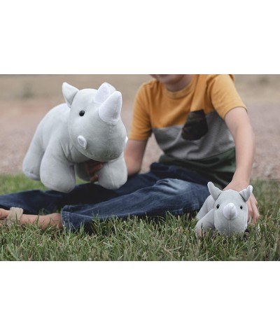 Rhino Stuffed Animals Oh So Soft Plush Mother Baby Rhinos Rhinoceros Toy Set $58.41 Stuffed Animals & Teddy Bears