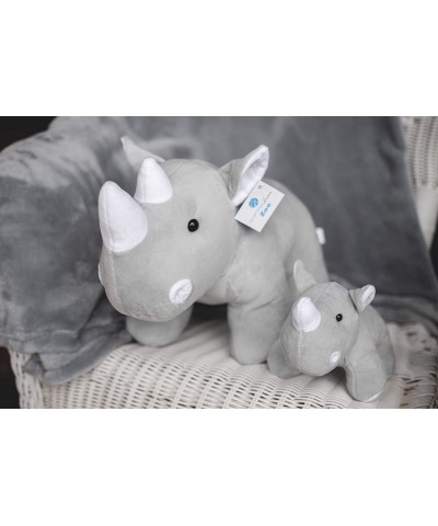 Rhino Stuffed Animals Oh So Soft Plush Mother Baby Rhinos Rhinoceros Toy Set $58.41 Stuffed Animals & Teddy Bears