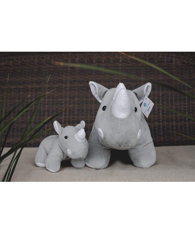 Rhino Stuffed Animals Oh So Soft Plush Mother Baby Rhinos Rhinoceros Toy Set $58.41 Stuffed Animals & Teddy Bears