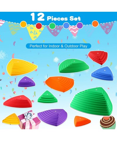 Balance Stepping Stones for Kids Non-Slip Step Stones Toys for Coordination Gross Motor Development Play Indoor Outdoor Uniqu...